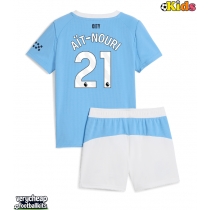 Manchester City Rayan Ait-Nouri #21 Replica Home Minikit 2025-26 Short Sleeve (+ pants)